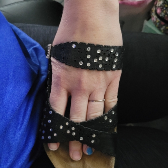 Birkenstock (Tatami) Diamond Studded Sandals NWOT SIZE 7 - Picture 4 of 4